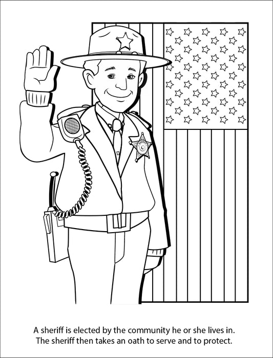 Your Local Sheriff - Bulk Coloring Books - Add Your Imprint — ZoCo